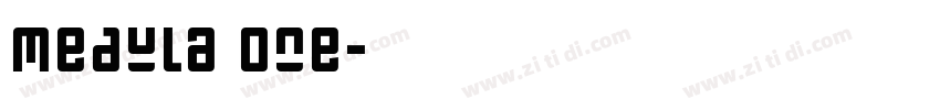 Medula One字体转换